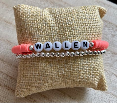 Clay Bead Bracelet Ideas Morgan Wallen, Morgan Wallen Beaded Bracelets, Morgan Wallen Clay Bead Bracelet Ideas, Morgan Wallen Clay Bead Bracelet, Morgan Wallen Bracelet Ideas, Morgan Wallen Bracelet, Western Clay Bead Bracelet, Clay Bracelet Ideas, Nosey People