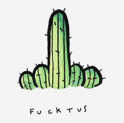 Send To Your Friend, Green Cactus, Dessin Adorable, E Card, 그림 그리기, Garden Art, Cute Drawings, Cactus, Graffiti