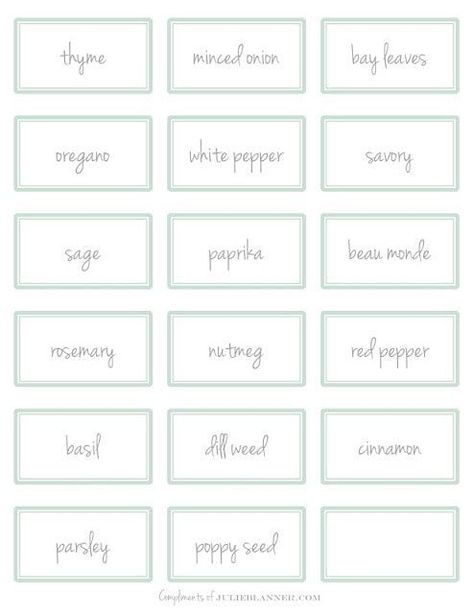 Tips to maximize space and organize your baking and spice cabinet with free printable labels. #kitchen #tips #organization #organize #spices #bakingsupplies  #home #freeprintable Kitchen Organization Tips, Photography Organizations, Spice Jar Labels, Julie Blanner, Kitchen Labels, Diy Spices, Canning Labels, Kitchen Organization Diy, Spice Labels