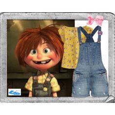 ellie from up | Ellie from Up" by hopelikeslions on Polyvore @Tracy Walton for Maddy ... Ellie From Up Costume, Ellie From Up, Ellie Up Costume, Tracy Stewart, Carl Y Ellie, Disney Trip Surprise, Up Pixar, Up The Movie, Disney Dress Up