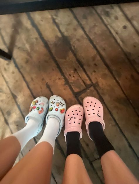 Light Pink Crocs, Light Blue Crocs, Cardi B Quotes, Jibbitz Ideas, Bear Ideas, Blue Crocs, Pink Crocs, Crocs Jibbitz, Wooden House