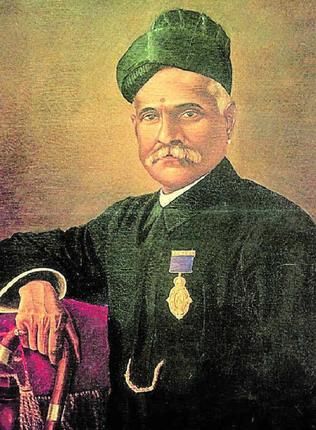 Artist extraordinaire, Raja Ravi Varma, self-portrait Rajaravivarma Paintings, Mf Hussain Paintings, Ravivarma Paintings, Ravi Varma, Raja Ravi Varma, Indian Traditional Paintings, Paintings Portraits, Indian Artwork, Vintage India