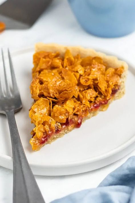 Scottish Bakery, Cornflake Tart Recipe, Scottish Scran, Cornflake Recipes, Cornflake Tart, Cornflake Cake, Best Casserole Recipes, Best Casserole, Recipe With Honey