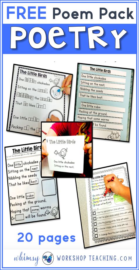 This a one of the poem of the week packs that I use in my classroom to practice all kinds of literacy skills and spelling patterns! Poetry Writing Ideas, Kindergarten Poetry, Poetry Lesson Plans, Literacy Classroom, Poetry Lesson, Teaching Culture, Free Poems, Poem Activities, Poetry Activities