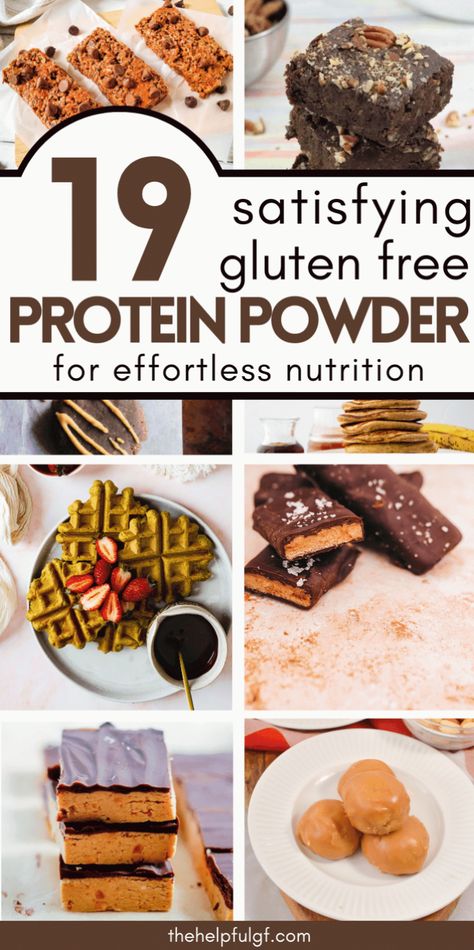 Discover the best ways to cook with gluten-free protein powder! From low-carb treats with protein powder to protein powder breakfast bars, these recipes with protein powder are perfect for anyone looking to enhance their gluten free diet. Explore how to use protein powder in everything from cookies to protein balls and more. | Clean Eating | Easy Gluten-Free Recipes | Healthy Recipes | Gluten Free Food and Drink | Gluten Free Breakfast | Healthy Snacks | Healthy Living | Gluten Free Desserts Healthy Recipes With Protein Powder, Vega Protein Powder Recipes, Gluten Free Protein Bites, Equip Protein Powder Recipes, Protein Powder Breakfast, Gluten Free Diet For Beginners, Recipes With Protein Powder, Recipes With Protein, Gluten Free Protein Powder