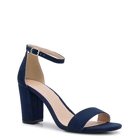 Hoco Heels, Hoco Shoes, Navy Heels, Navy Sandals, Blue Yellow Orange, Blue Heels, Ankle Strap Pumps, San Fran, Gold Heels