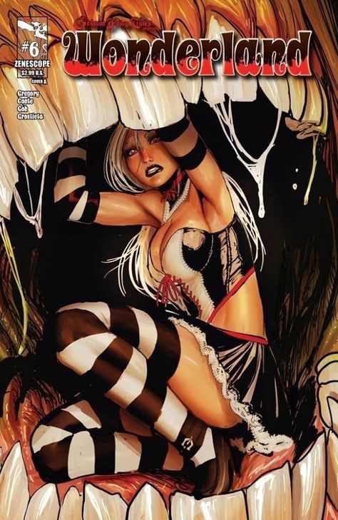 ? Grimm Fairy Tales Comic, Grim Fairy Tales, Eaten Alive, Free Comic Books, Comic Book Collection, Fantasy Wall Art, Grimm Fairy Tales, Digital Comic, Comic Covers