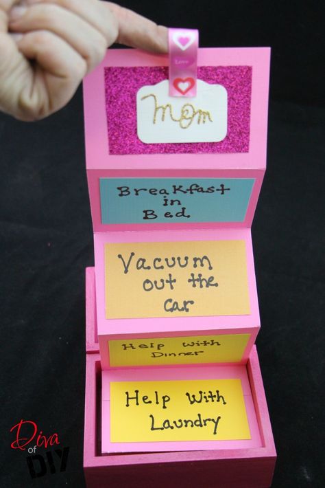 Coupon Booklet for Mom | Diva of DIY Coupon Book Ideas, Coupon Book For Mom, Diy Booklet, Coupon Book Diy, Mom Presents, Mother's Day Coupons, Homemade Gifts For Mom, Mom Coupons, Homemade Mothers Day Gifts