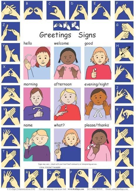 Join us at the Kimberly Library September 12, 19, 26 from 3:45-4:30 to learn basic sign language. The program is geared for children K-6 and will cover letters, numbers, colors, days of the week, question words, basic sentences, and frequently used signs in school. Makaton Signs, Visual Timetable, Sign Language Chart, Sign Language For Kids, British Values, Sign Language Lessons, Sign Language Phrases, Greeting Sign, Sign Language Interpreter