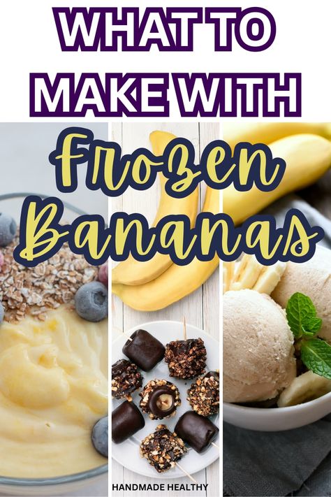 how to tell if frozen bananas are bad Things To Do With Frozen Bananas, Frozen Banana Muffin Recipes, Recipe With Frozen Bananas, How To Use Frozen Bananas, Frozen Bananas What To Do With, What To Make With Frozen Bananas, Recipes Using Frozen Bananas, Frozen Banana Recipes Baking, What To Do With Frozen Bananas