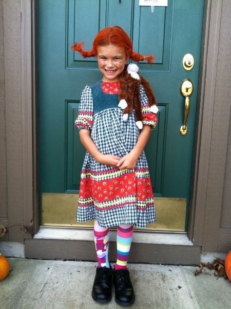 Pip Pipi Long Stocking Costume, Pippi Longstocking Costume, Pippi Longstocking Costumes, Literary Costumes, World Book Day Ideas, Book Character Day, Character Dress Up, World Book Day Costumes, Superhero Costumes