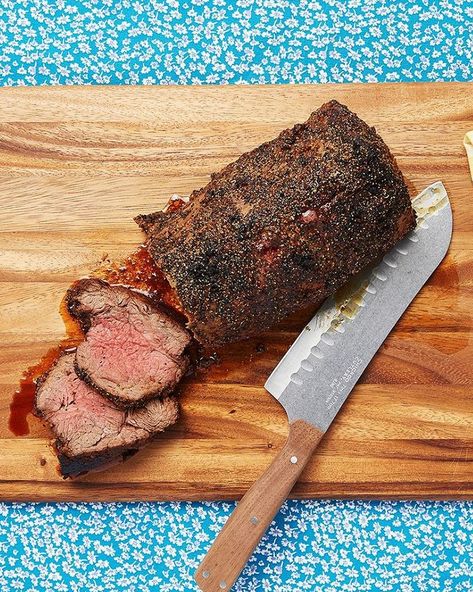 New Years Eve Food Ideas, Roasted Beef Tenderloin, Crash Hot Potatoes, Beef Tenderloin Recipe, Whole Beef Tenderloin, New Year's Eve Dinner, Beef Tenderloin Recipes, Roasted Beef, New Years Eve Food