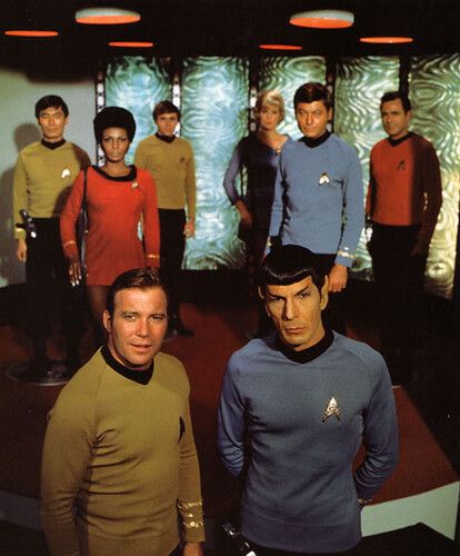 Star Trek Tv Series, Star Trek Crew, Star Trek Uniforms, Star Trek Cast, Star Trek 1, Star Trek 1966, Star Trek Captains, Star Trek Funny, Star Trek Tv