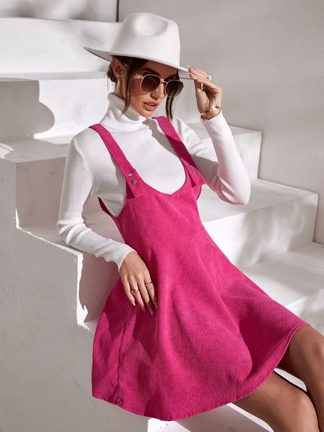 Pink Overall Dress, Pink Pinafore Dress, Corduroy Pinafore Dress, Corduroy Overall, Corduroy Overall Dress, Hey Arnold, Corduroy Dress, Pinafore Dress, Overall Dress