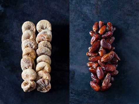 Figs and dates are popular snack foods, particularly when dried, but you may wonder how they differ. This article compares the nutrient profiles of dates and figs. Fig Nutrition Facts, Health Benefits Of Figs, Phoenix Dactylifera, Dried Dates, Heart Healthy Diet, Popular Snacks, Dried Figs, Fresh Figs, Sources Of Fiber