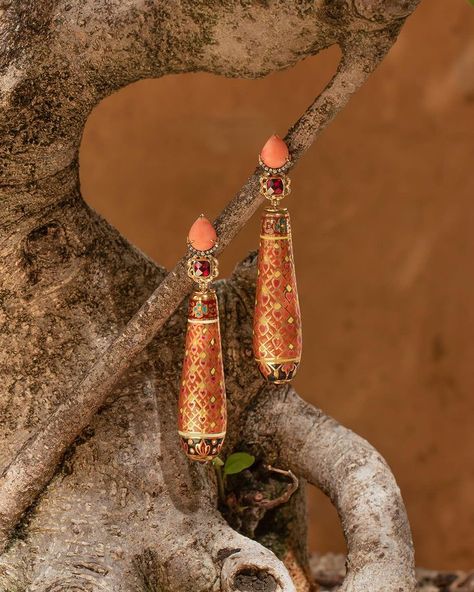 Silvia Furmanovich (@silviafurmanovich) • Instagram photos and videos Silvia Furmanovich, October 23, East West, Ruby, Coral, Hand Painted, Drop Earrings, Instagram Photos, Photo And Video