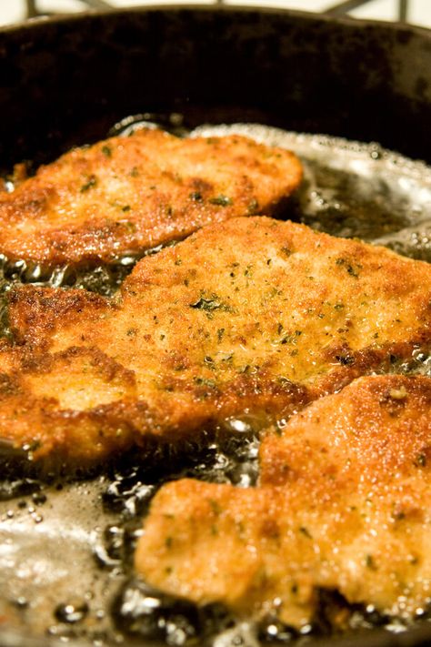 Tender Breaded Turkey Cutlets - Made with bread crumbs, Parmesan cheese, turkey breast cutlets, sour cream, olive oil | CDKitchen.com Turkey Cutlets Recipe, Breaded Cutlets, Turkey Steak Recipes, Turkey Cutlet Recipes, Cutlet Recipes, Turkey Breast Recipes, Cozy Food, Chicken Cutlet Recipes, Breaded Chicken Cutlets