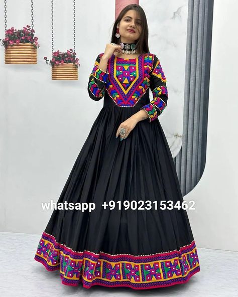 Price: 2550/-❣️ whatsapp us on +919023153462✔️ Fiyona Heavy Gamthi Work With Real Mirror Work Designer Navratri Special Black Beautiful Gown #NavratriSpecial #BlackGown #DesignerGown #HeavyGamthiWork #MirrorWork #FiyonaFashion #Navratri2024 #TraditionalWear #EthnicFashion #GownGoals #FestiveFashion #ElegantAttire #BlackElegance #MirrorMagic #GownStyle #NavratriLook #CulturalWear #DesignerWear #FestiveGown #GownWithMirrorWork