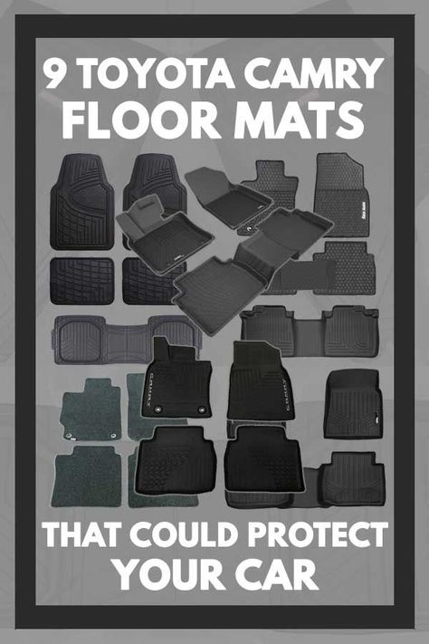 9 Toyota Camry Floor Mats That Could Protect Your Car - Vehicle HQ 2021 Toyota Camry, Car Guide, Camry Se, Driving Tips, Car Hacks, Car Exterior, Luxury Suv, Car Maintenance, Creative Ads