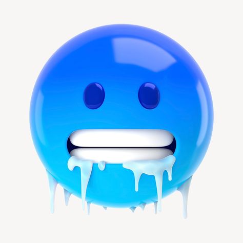 3D cold face emoticon illustration | premium image by rawpixel.com Cold Face, 3d Rendering, 3d Illustration, Frozen, Clip Art, Make It Yourself, Instagram Posts