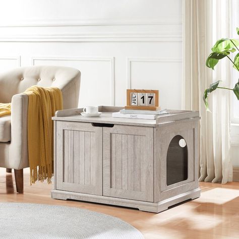 Washroom Storage, Hidden Litter Boxes, Tranquil Bathroom, Litter Box Covers, Cat Litter Box Enclosure, Amazing Furniture, Litter Box Furniture, Litter Box Enclosure, Cat Litter Box Furniture