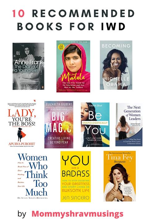 International Women's Day is all about celebrating the Women's Strength and reading books that capture the Women's true spirit in this month is all Book Lover's dream. #booksonFeminism #booksonEquality #booksonWomen #WomenEmpowermentbooks Books About Women In History, Biography Books To Read, Famous Books To Read, International Woman's Day, Self Love Books, Genre Of Books, Books To Read For Women, Inspirational Quotes From Books, Strength Of A Woman