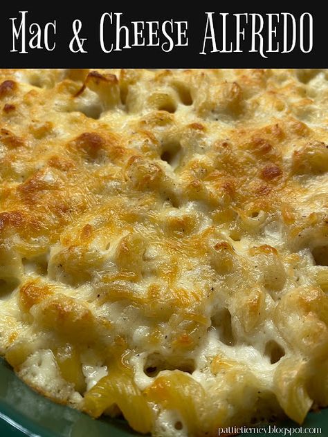 Macaroni And Cheese With Alfredo Sauce, Alfredo Mac And Cheese Baked, Crockpot Mac And Cheese With Alfredo Sauce, Different Types Of Mac And Cheese, Chicken Alfredo Mac And Cheese, Alfredo Mac And Cheese, Recipes Using Elbow Macaroni, Easy Recipes With Elbow Macaroni, Recipes For Elbow Macaroni