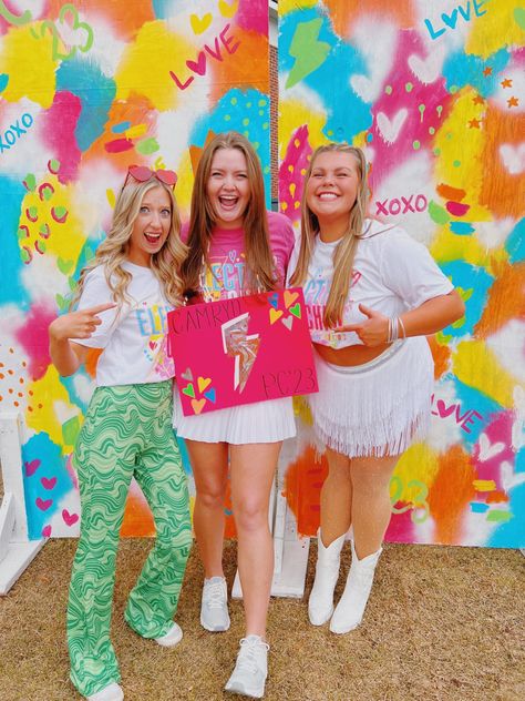 Electric Love Bid Day, Electric Love, Big Lil, Bid Day Themes, Chi Omega, Bid Day, Summer Travel, Sorority, Outfit Of The Day