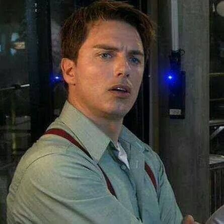 "Captain Jack Harkness, shame on you!" Edward Furlong, Captain Jack Harkness, Jack Harkness, John Barrowman, 10th Doctor, Wibbly Wobbly Timey Wimey Stuff, Torchwood, Captain Jack, Timey Wimey Stuff