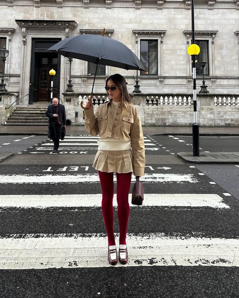 Kezia Rose Cook | romanticising rainy london 🌧️🌂 | Instagram Rainy London, Red Tights, London Instagram, Tights, London, Red, On Instagram, Instagram