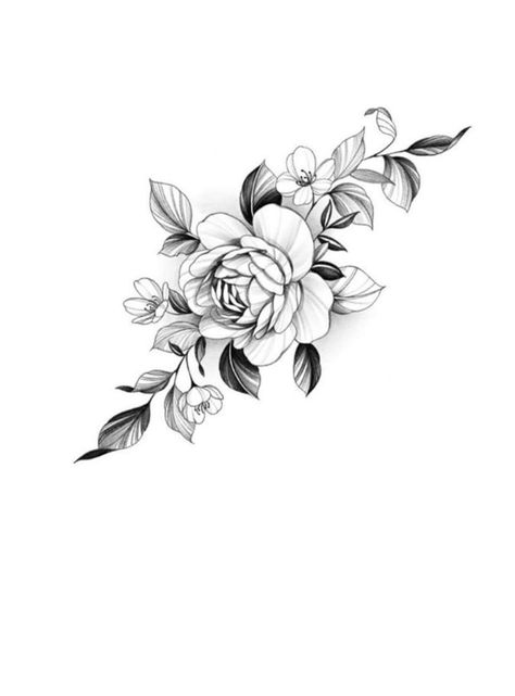 Tattoo Floral, Rose Tattoos For Women, Flower Tattoo Drawings, Floral Tattoo Sleeve, Doodle Tattoo, Leg Tattoos Women, Tattoo Feminina, Flower Tattoo Designs, Rose Tattoos