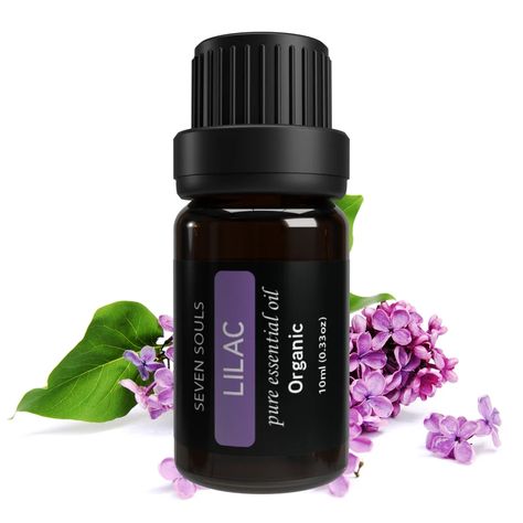 LILAC Organic Essential Oil Relaxation Attracts Harmony - Etsy Lilac Essential Oil, Energy Vibration, Syringa Vulgaris, Essential Oils Collection, Sweet Flowers, Brown Bottles, Holistic Therapies, Chamomile Essential Oil, Vanilla Essential Oil