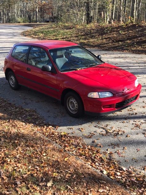 1995 Honda Civic Hatchback, Eg Hatchback, Honda Civic 1995, 90s Cars, 1995 Honda Civic, Civic Eg, Honda Civic Dx, Honda Civic Hatchback, Civic Hatchback