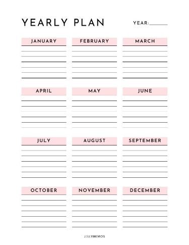 13 eye-catching yearly planner printables to help you stay organized and on top of your events or annual goals. Perfect for event planners, teachers, or anyone who wants to keep track of their busy Year At A Glance Printable Free, Planner Templates Free Printables, Mom Planner Printables Free, A5 Planner Printables Free, Goal Planner Printable Free, Study Planner Printable Free, Money Binder, Yearly Planning, A5 Planner Printables