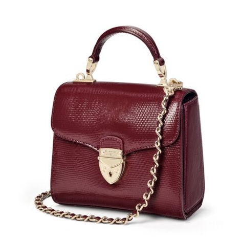 Investment Handbags, London Mayfair, London Bags, Vintage Silhouette, Aspinal Of London, Fashion Street, Street Style Women, Embossed Leather, Investment