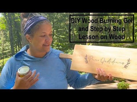 Diy Chemical Wood Burning, Diy Wood Burning Gel, Wood Burning Gel, Chemical Wood Burning, Wood Burning Paste, Bread Charcuterie Board, Sugi Ban Wood, Diy Wood Burning, Chemical Burn