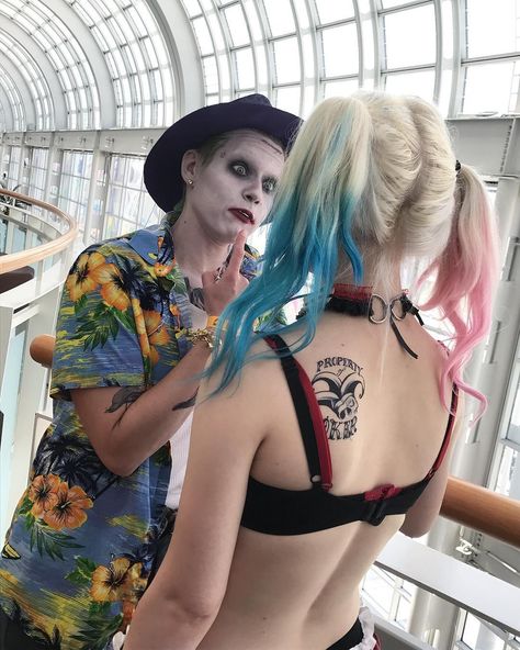 Joker Comic, Couples Halloween Outfits, Joker Cosplay, Aesthetic Indie, Joker And Harley Quinn, The Joker, Couple Halloween, Insta Posts, Margot Robbie