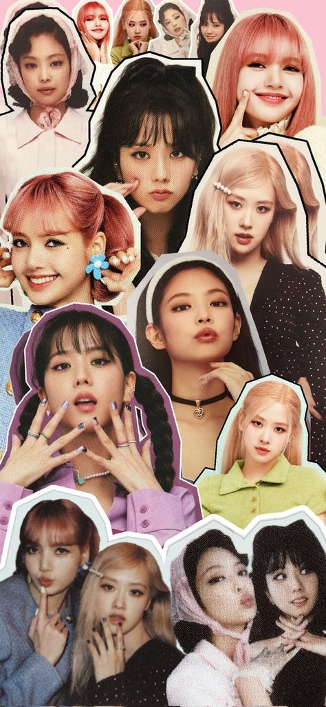 Blackpink Wallpaper Lockscreen, Blackpink 2022, Album Wallpaper, Wallpers Pink, Indie Decor, Blackpink Square Up, Photoshoot Aesthetic, Blink Book, Black Pink Background