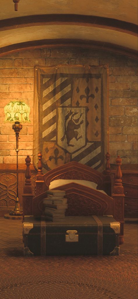 Harry Potter Cedric Diggory, Hufflepuff Bedroom, Hufflepuff Room, Cottagecore Yellow, Hogwarts Common Rooms, Hogwarts Dorm, Cedric Diggory Aesthetic, Hufflepuff Wallpaper, Hogwarts Room