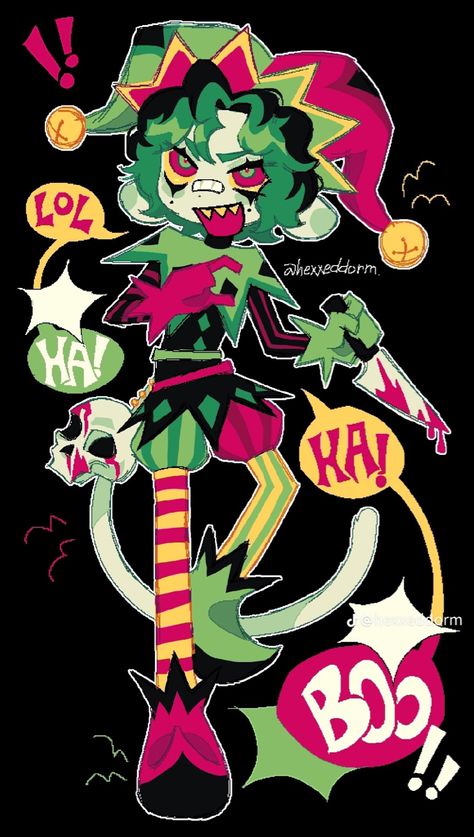 Jester Drawing, 얼굴 드로잉, Cute Clown, Swag Art, Clown Makeup, Art Characters, Cute Art Styles, 영감을 주는 캐릭터, Art Styles