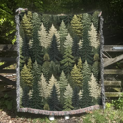 Stay warm and cozy with a stylish Ultra-Soft Mixed Green Fringe Blanket, perfect for picnics, beach days, dates, bedroom and living room decor Sizes: 40" x 50" 50" x 60" 60" x 80" Made from 100% Polyester. The blanket with soft and comfortable flannel fabric keeps you warm and cozy. Super soft and excellent hand feeling. Shipping: Please allow 1-3 business days on average to post your order.  Once your order is shipped, you will be sent a tracking number All packages are 100% insured of damage i Forest Witch Bedroom, Cozy Witchy Bedroom, Cabin Core Aesthetic, Lounge Home Decor, Nature Blanket, Cottagecore Blanket, Hippie Living Room, Room Decor Hippie, Nature Cottagecore