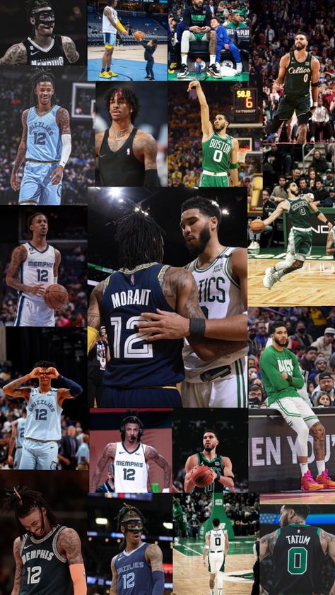 Ja morant + Jayson tatum Jayson Tatum, Paper Collage, Connect With People, Your Aesthetic, Creative Energy, Nba, Basketball, Energy, Collage