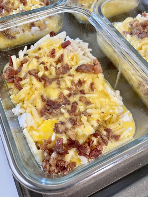 Hash Brown Egg Bowl Meal Prep - Diana's Delish Dishes Breakfast Bowl Egg, Bowl Meal Prep, Healthy Breakfast Meal Prep, Brown Egg, Eggs For Breakfast, Breakfast Hashbrowns, Hashbrown Breakfast Casserole, Healthy Breakfast Bowls, Egg Bowl