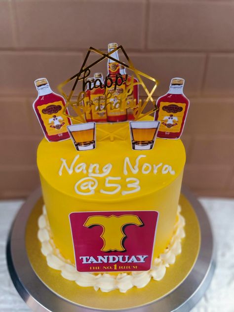 Tanduay theme cake Tanduay Cake Design, Tanduay Cake, Theme Cake, Theme Design, Themed Cakes, Cake Designs, Birthday Cake, Cake, Birthday