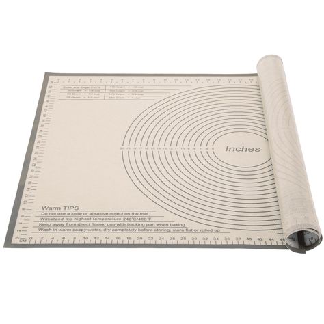 PRICES MAY VARY. 【Food Grade Silicone】: This silicon baking mat is made of reinforced fiberglass and food grade silicone, which doesn’t include the vulcanizing agent. it can be reused over and over, safe, soft, durable and will not wrinkle or fade. This kneading mat is ideal for dough rolls out/kneading, pizza, bread, pasta, cookies, pie crust, biscuit and fondant. 【Double Thickness & Ultra Large】: Silicone pastry mat is twice thickness(0.75mm) than the other dough rolling mat (0.36mm) on the ma Kneading Board, Pastry Cookies, Pastry Mat, Pastry Board, Kitchen Finds, Dough Scraper, Cookies Pastry, Pasta Pizza, Mat Kitchen