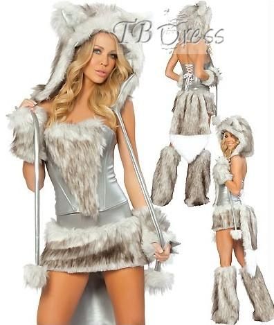 Sexy Big Bad Wolf Cat Ear Hoodie Faux Fur Dress Costume YM248 Big Bad Wolf Costume, Wolf Costume, Cat Woman Costume, Fancy Dresses Party, Cosplay Dress, Costume Outfits, Women's Costumes, Costume Halloween, Halloween Costumes Women