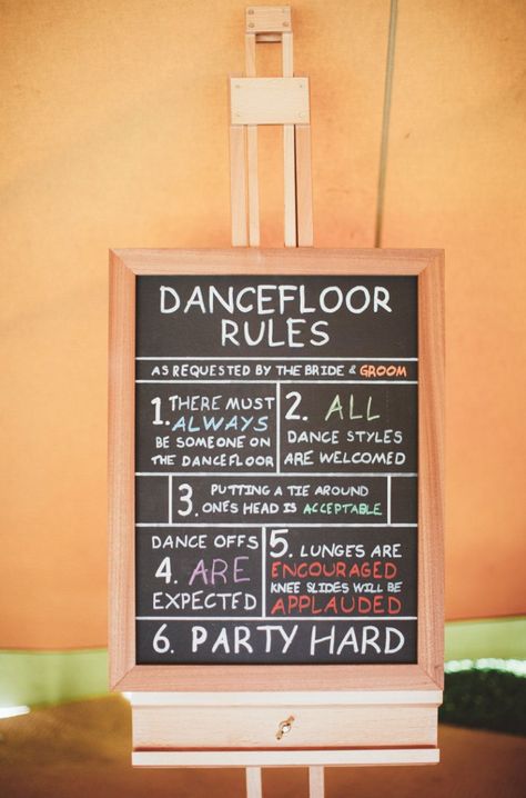 Dancefloor Rules Wedding Sign at Festival Wedding Dance Floor Rules Wedding Sign, Wedding Festival Ideas, Festival Theme Wedding, Wedding Festival Theme, Festival Party Ideas, Diy Festival Decorations, Tipi Wedding Ideas, Festival Signs, Festival Wedding Ideas