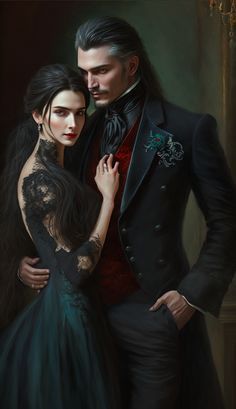 Male Witch Warlock, Light Hazel Eyes, Fantasy Couple Romantic, Gothic Couple, Gunmetal Blue, Modern Vampires, Art Drawing Sketch, Fantasy Couples, Gothic Fantasy Art