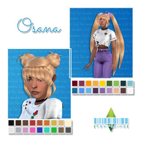 Ts4 Pigtails Cc, Sims 4 Yandere Simulator Cc, Sims 4 Nails, Cc Folder, Cc Hair, The Sims 4 Pc, Sims 4 Game Mods, Sims 4 Cc Skin, Casas The Sims 4