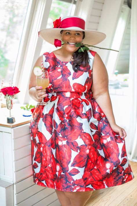 GarnerStyle | The Curvy Girl Guide: Derby Day Plus Size Derby Outfits, Tea Party Dresses For Women, High Tea Outfit, Kentucky Derby Party Outfit, Tea Party Attire, Kentucky Derby Outfit, Derby Attire, Garner Style, Derby Outfits